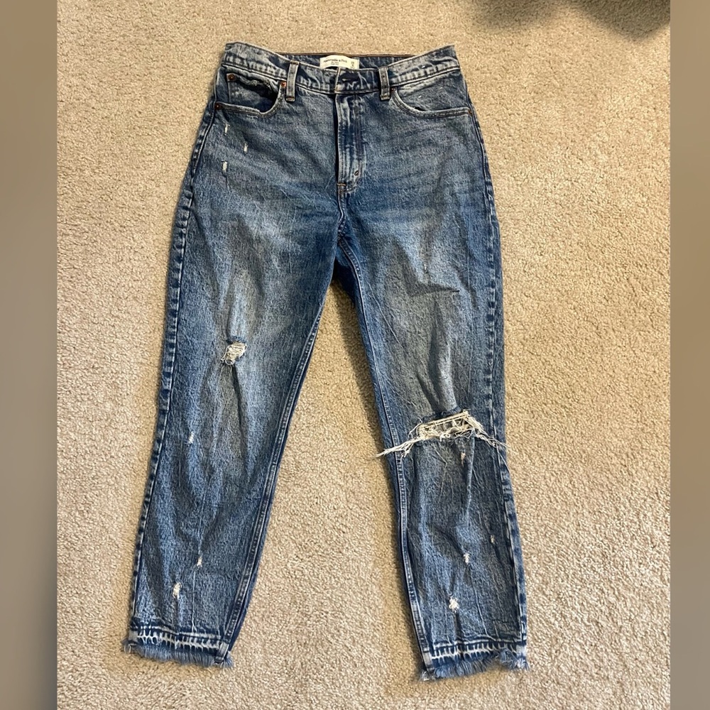 Abercrombie High Rise Mom Jeans